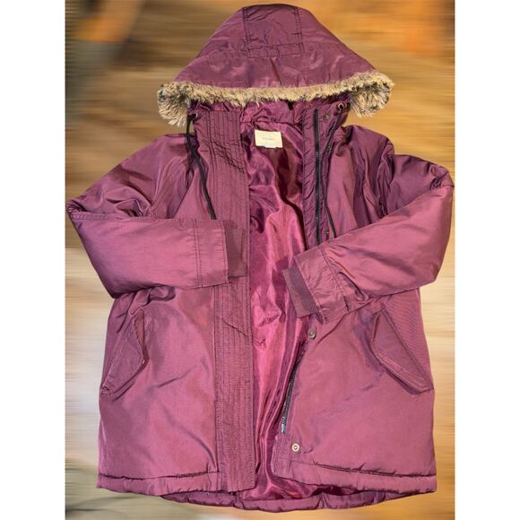 Old Navy Faux-Fur Trimmed Parka - Size XS Petite - Picture 1 of 7